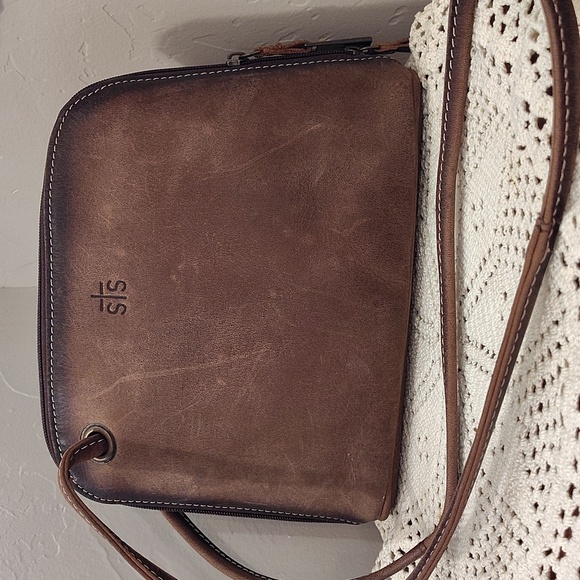 sTs Ranchwear Baroness Weezy Crossbody Brown Leather Conceal Carry - Picture 3 of 16